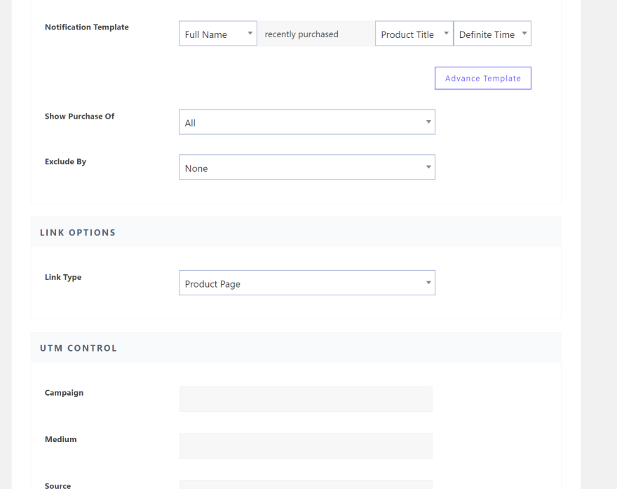 Content options