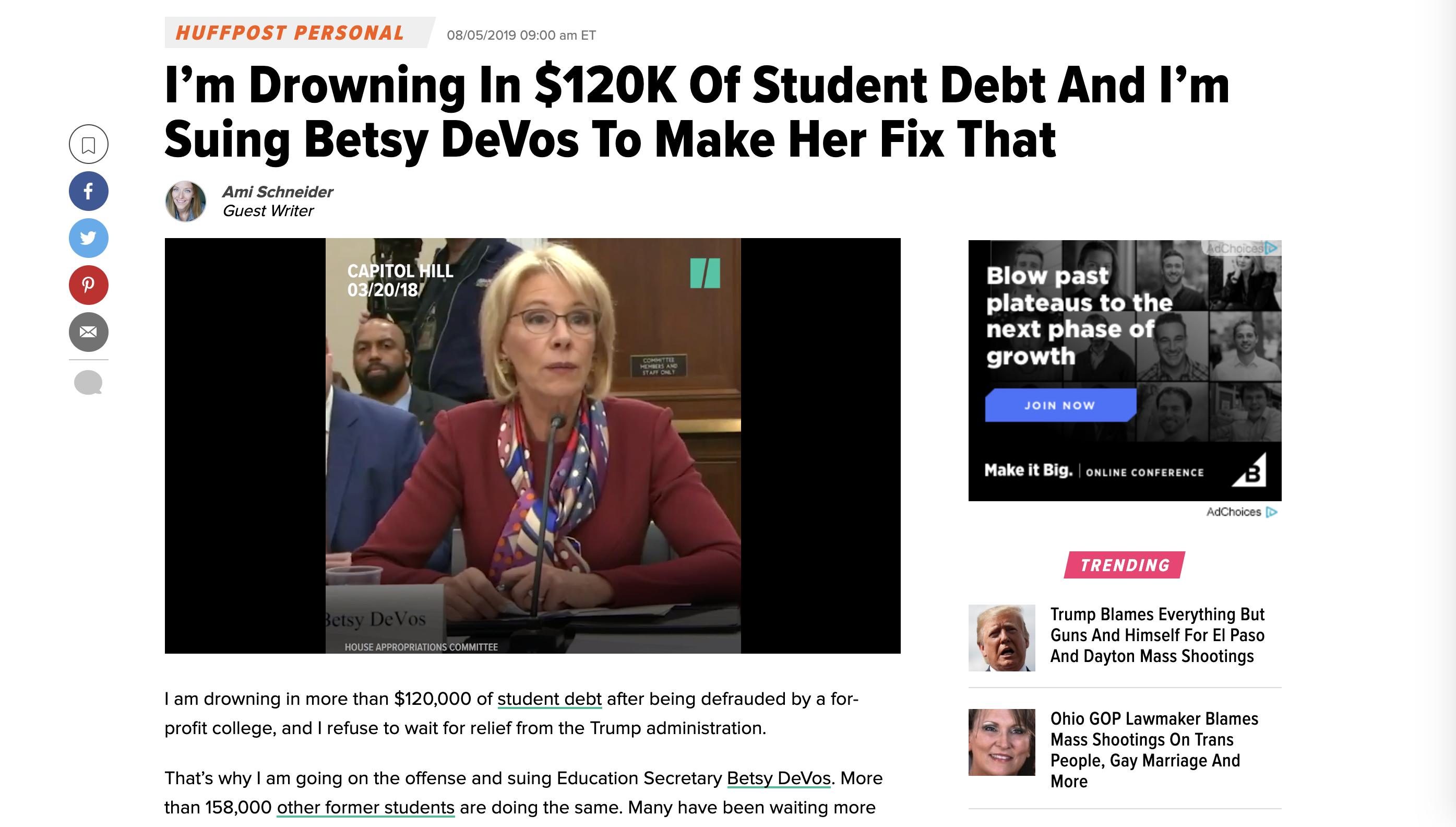 A user-generated article in The Huffington Post.