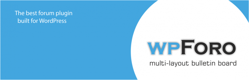 The wpForo plugin.