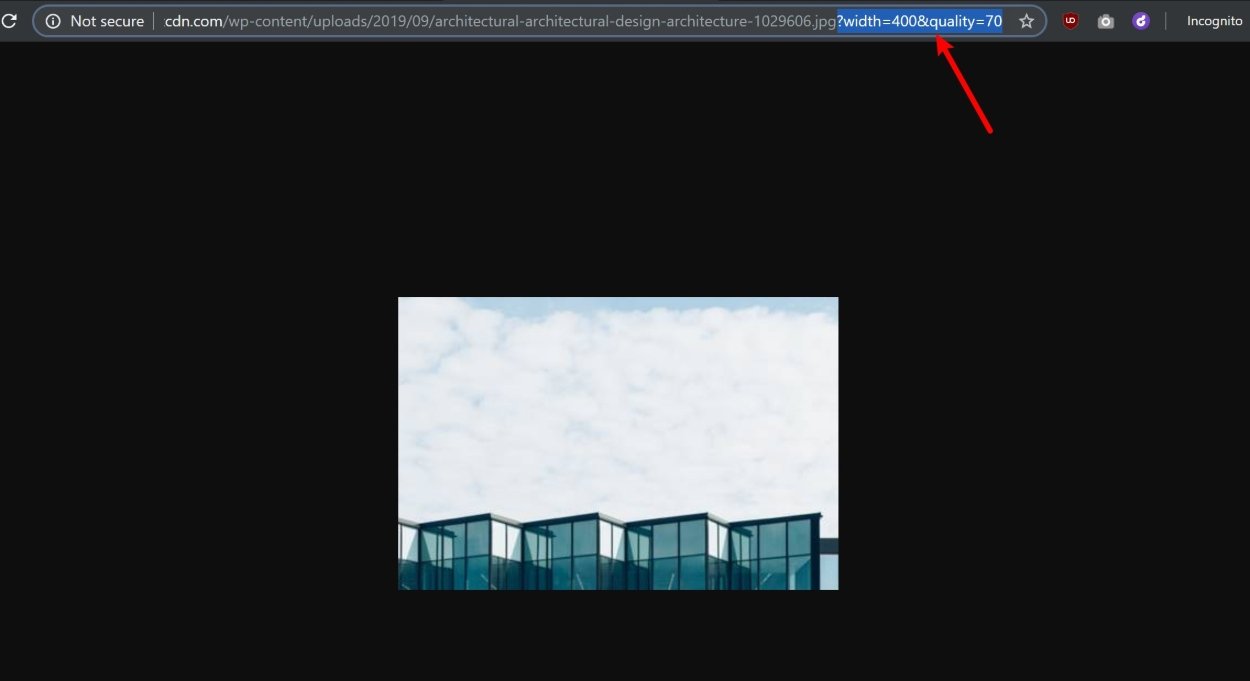 Resized image
