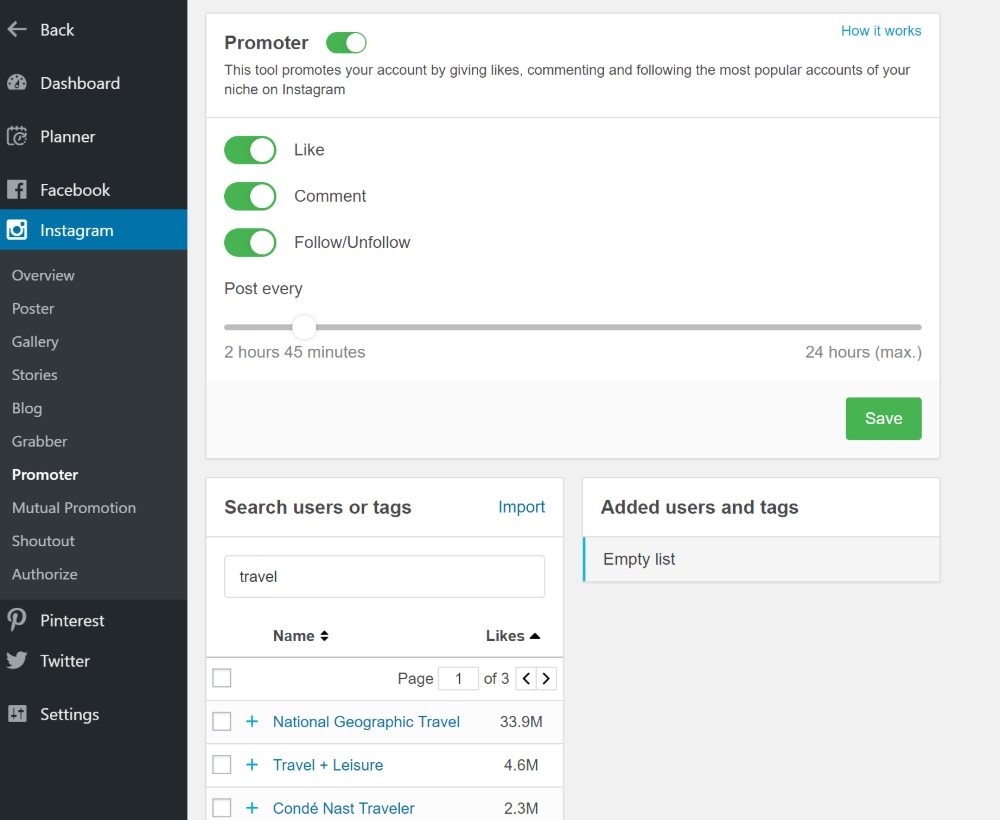 Social Rabbit Promoter tool