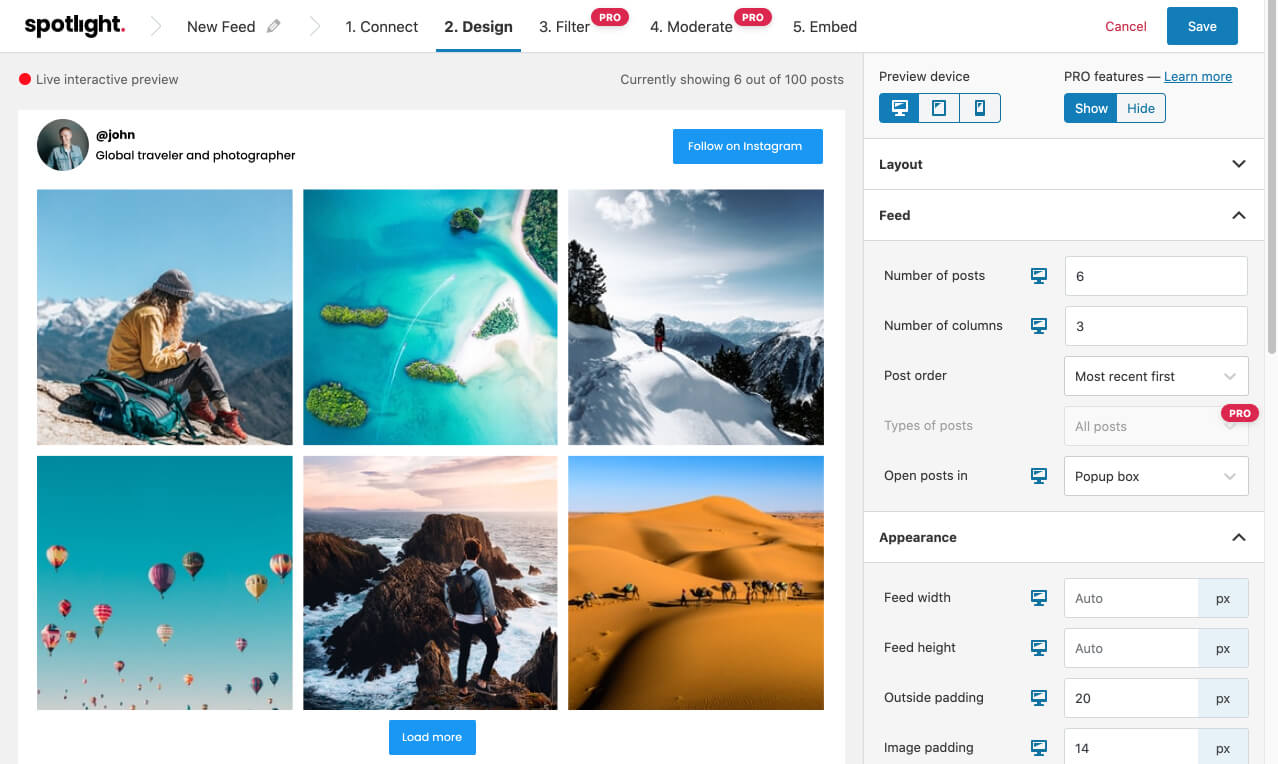 Spotlight - Design Your FeedSpotlight - Design Your Feed