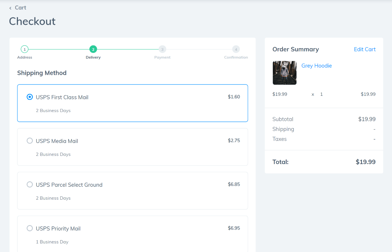 Shipping rates
