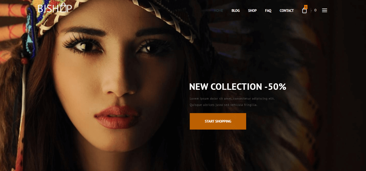 Bishop Beauty WordPress eCommerce Themes