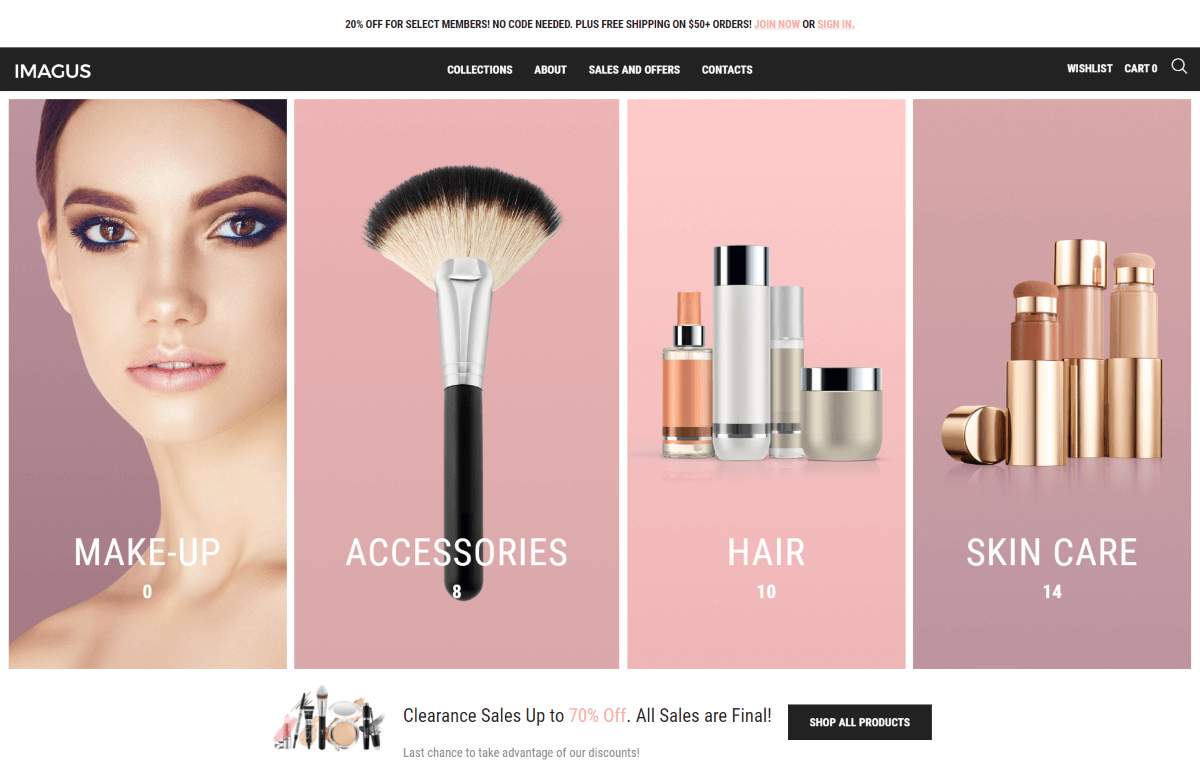 Imagus Beauty WordPress eCommerce Themes