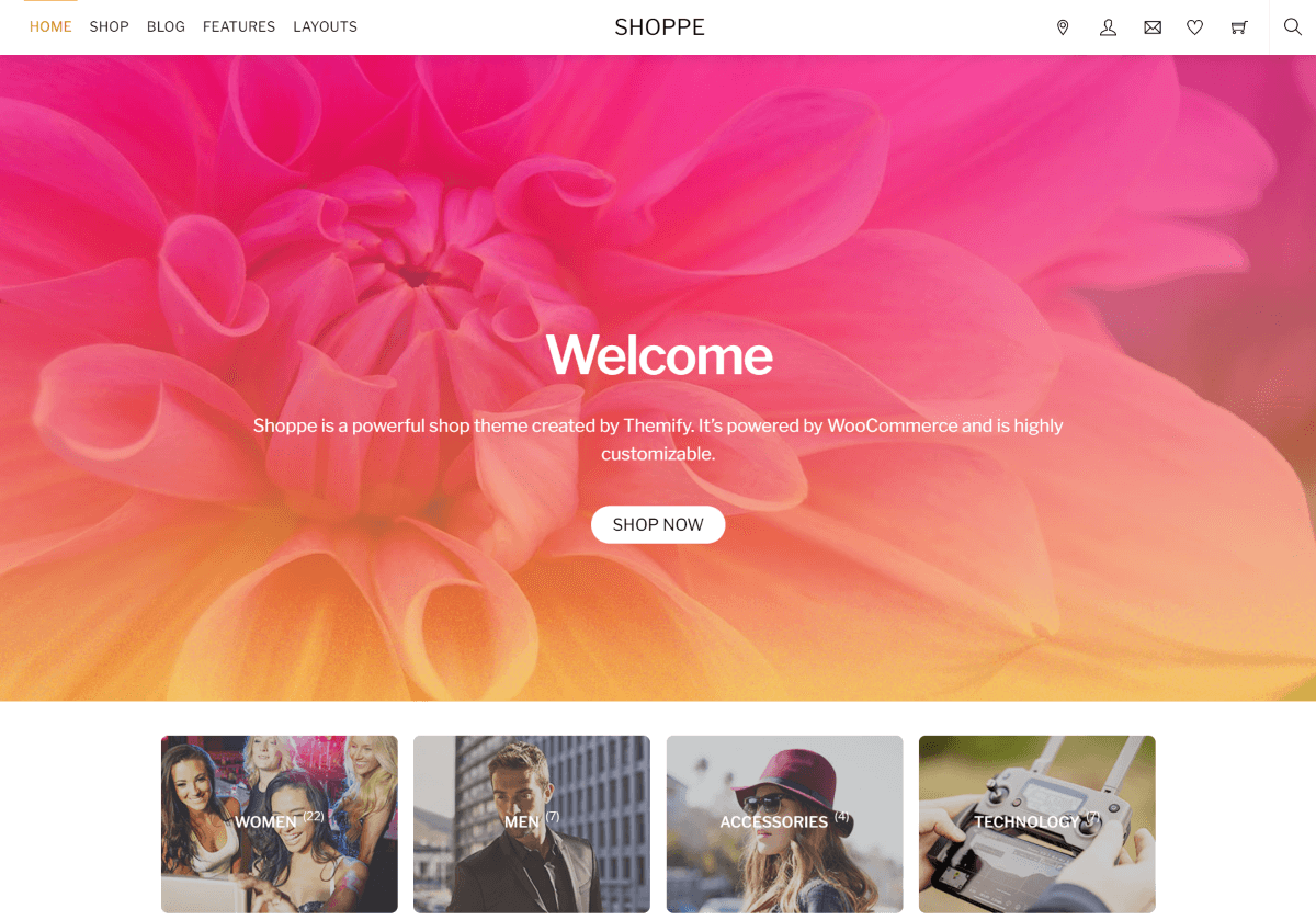 Shoppe Beauty WordPress eCommerce Themes