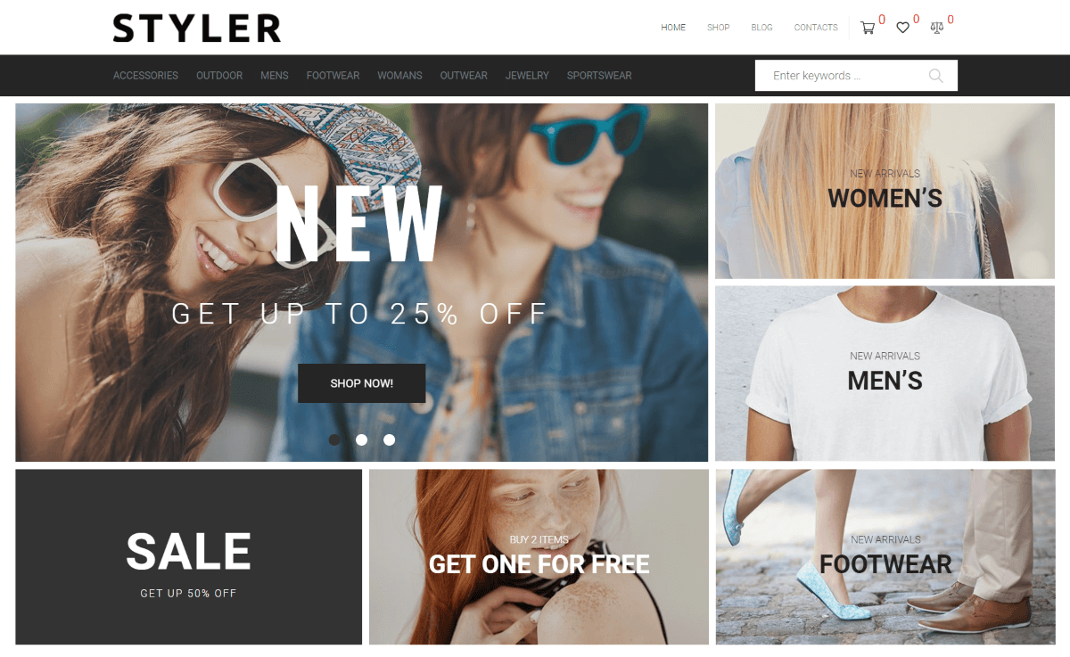 Styler Beauty WordPress eCommerce Themes