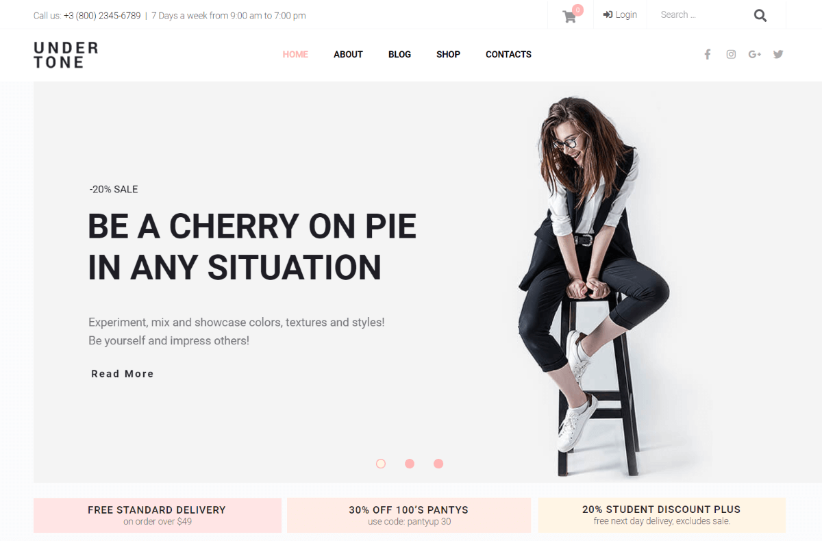 Undertone Beauty WordPress eCommerce Themes