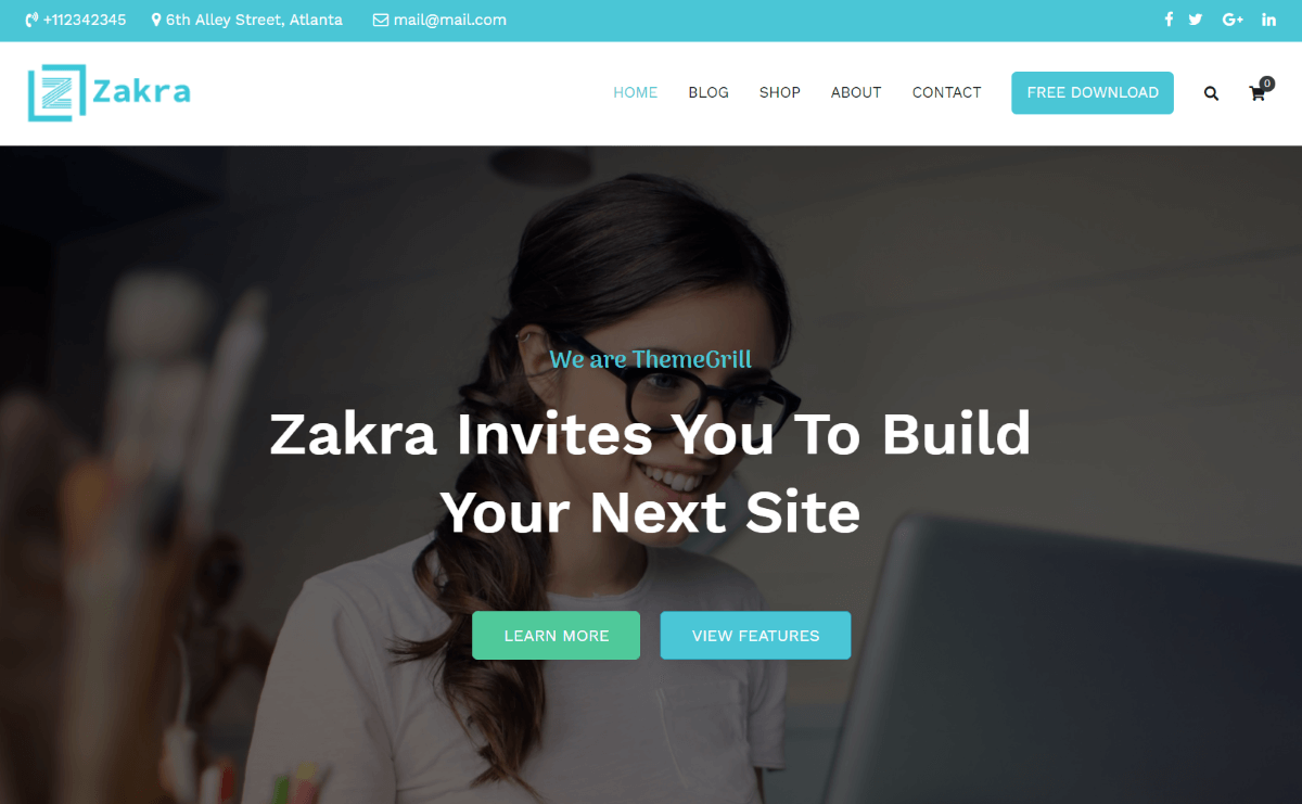 Zakra Beauty WordPress eCommerce Themes