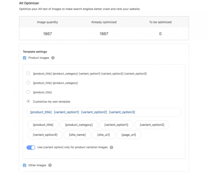 SEO Image Optimizer alt text