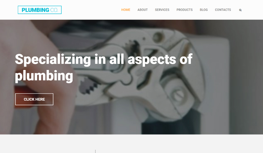 Plumbing Co WordPress Theme