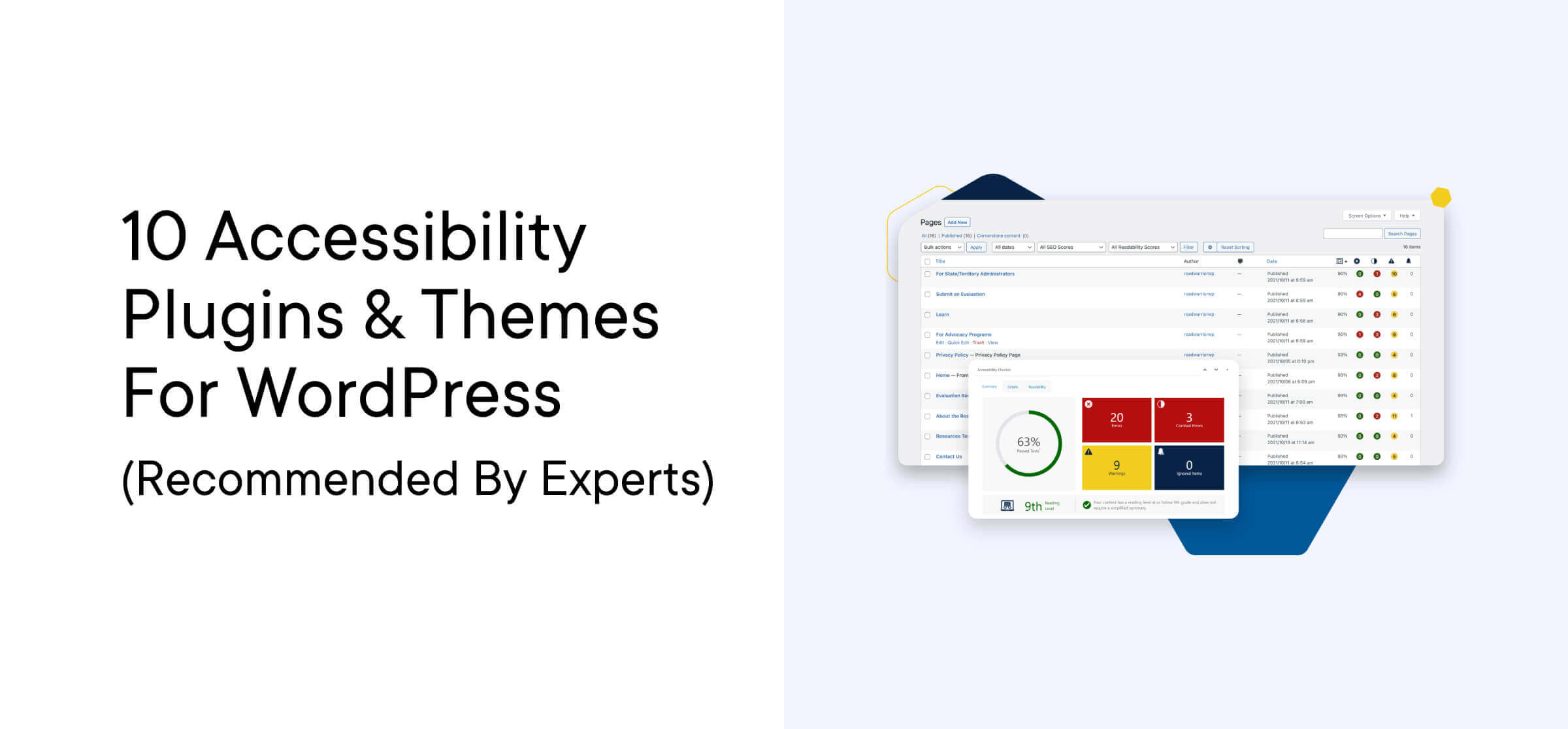Accessibility Plugins & Themes for WordPress