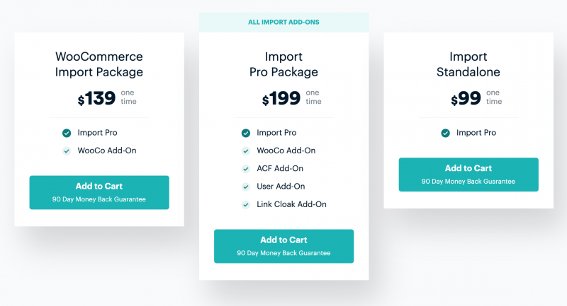 WP All Import Pricing