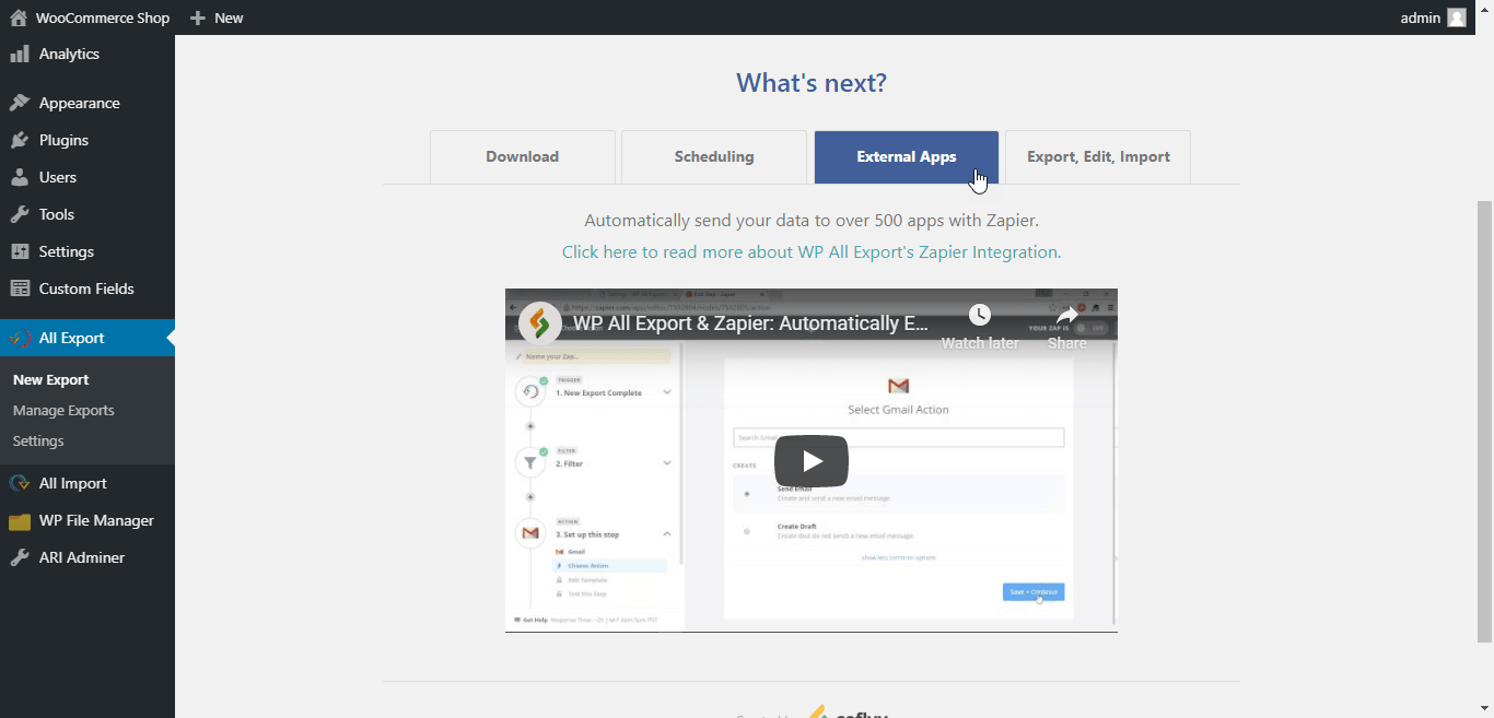 External apps