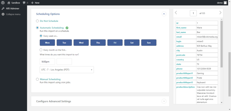 Automatic Scheduling