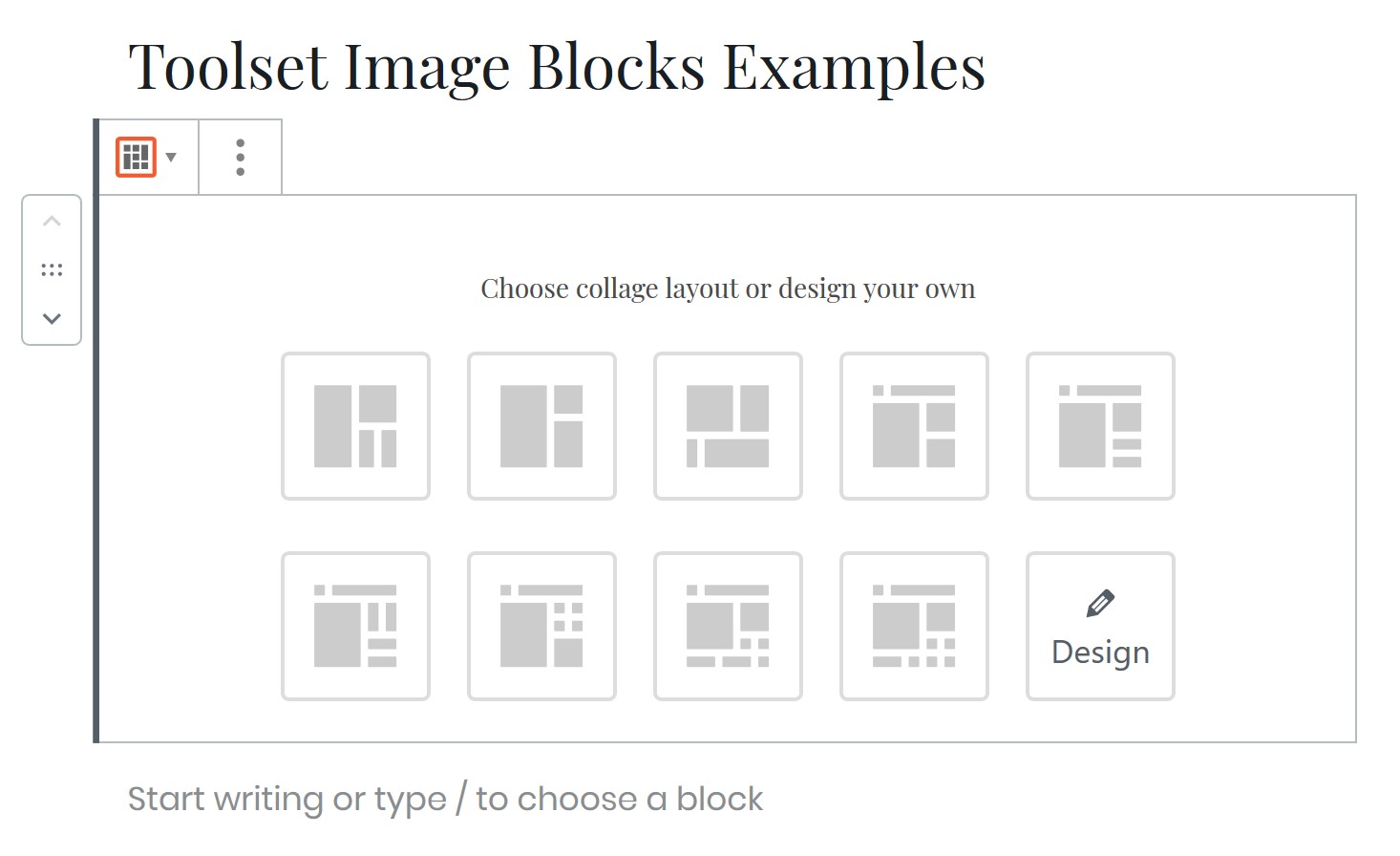 Collage layouts