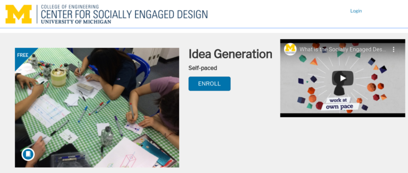 An online course on the University of Michigan website.