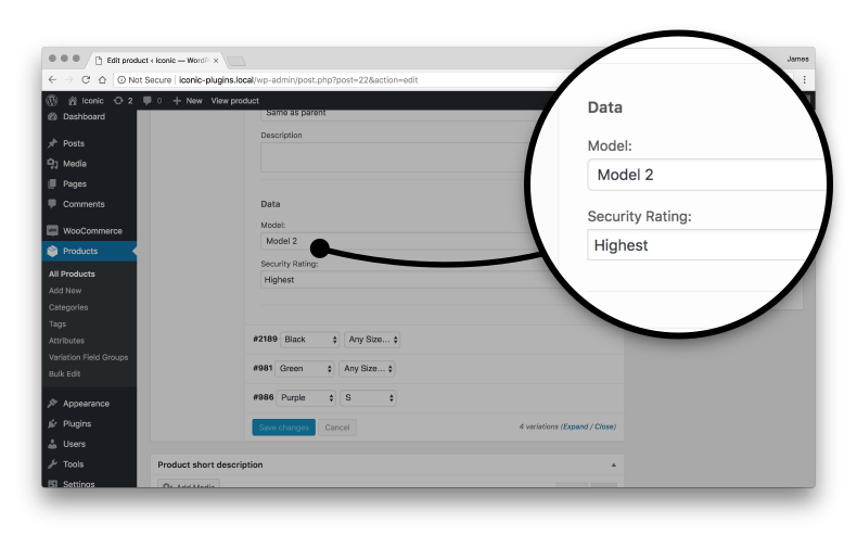 custom fields WooCommerce