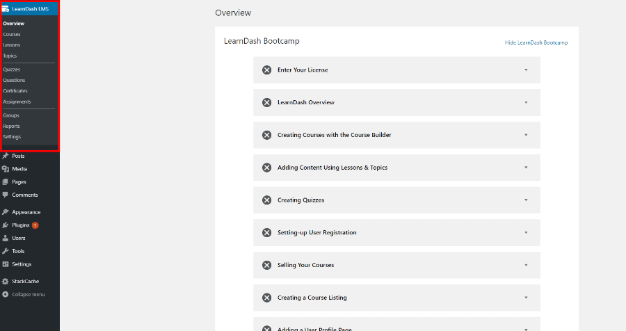 Installing LearnDash