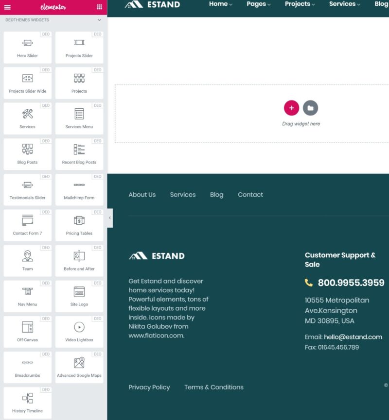 Custom widgets