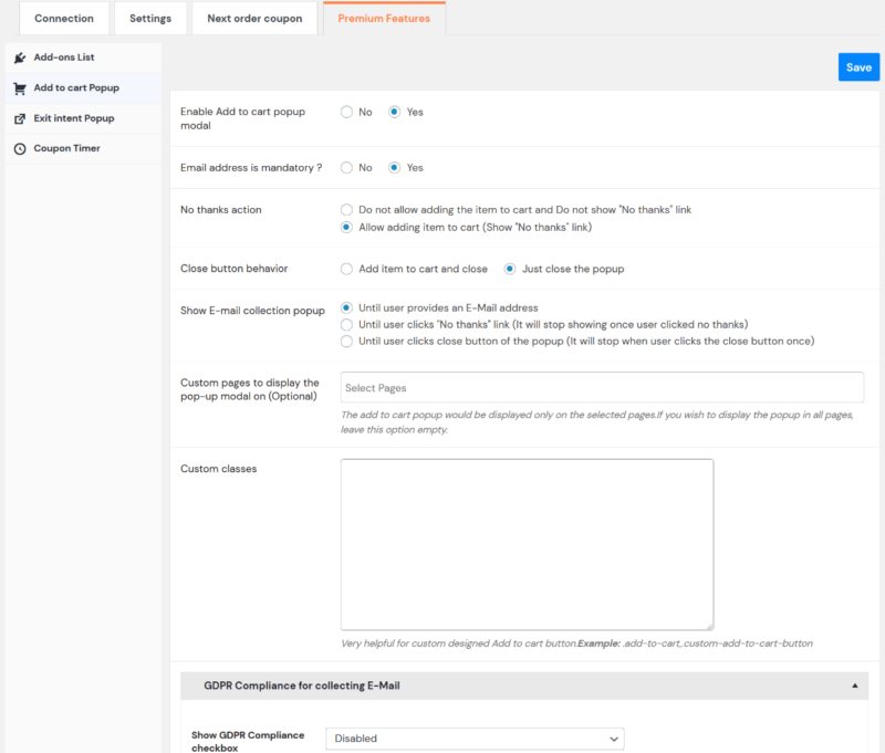Premium WooCommerce features