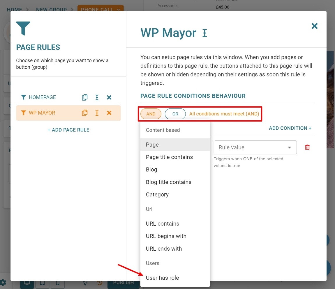 Page rules