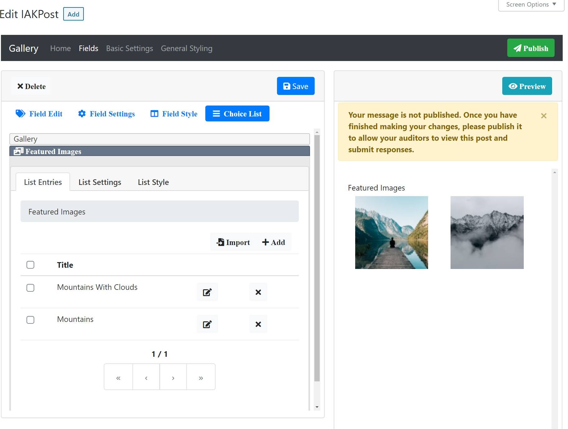 Adding images