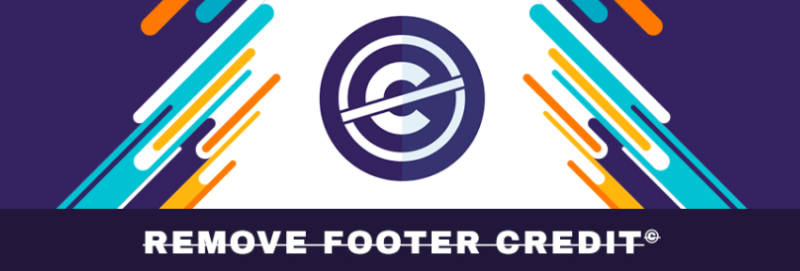 The Remove Footer Credit WordPress plugin.