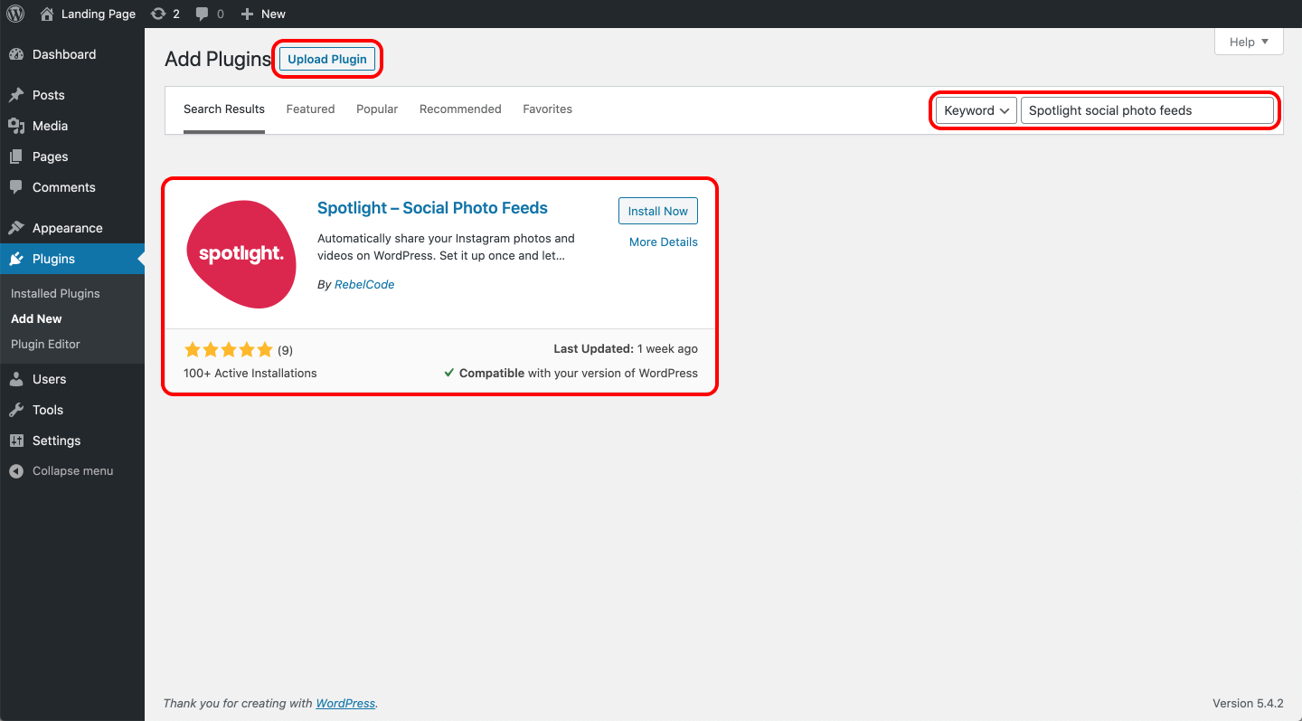 Install Spotlight
