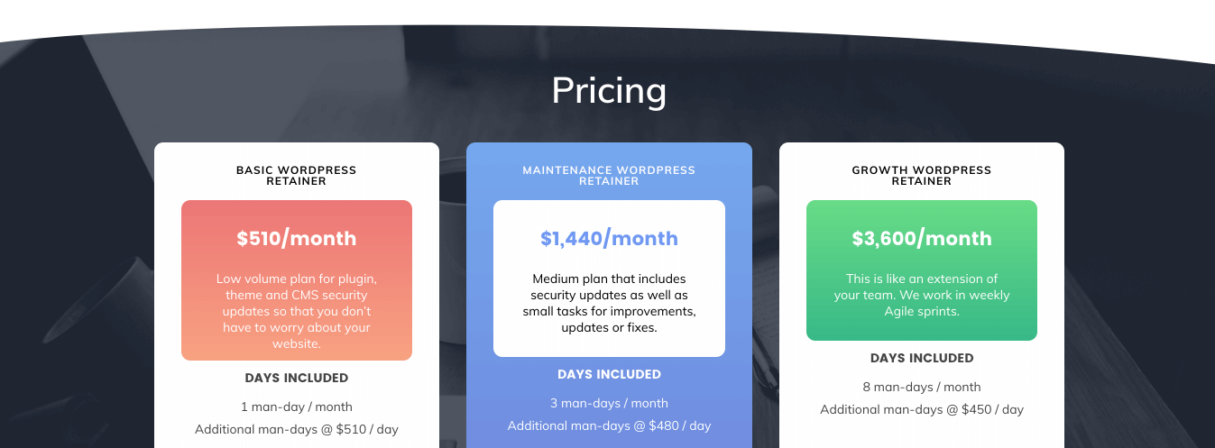 Pricing