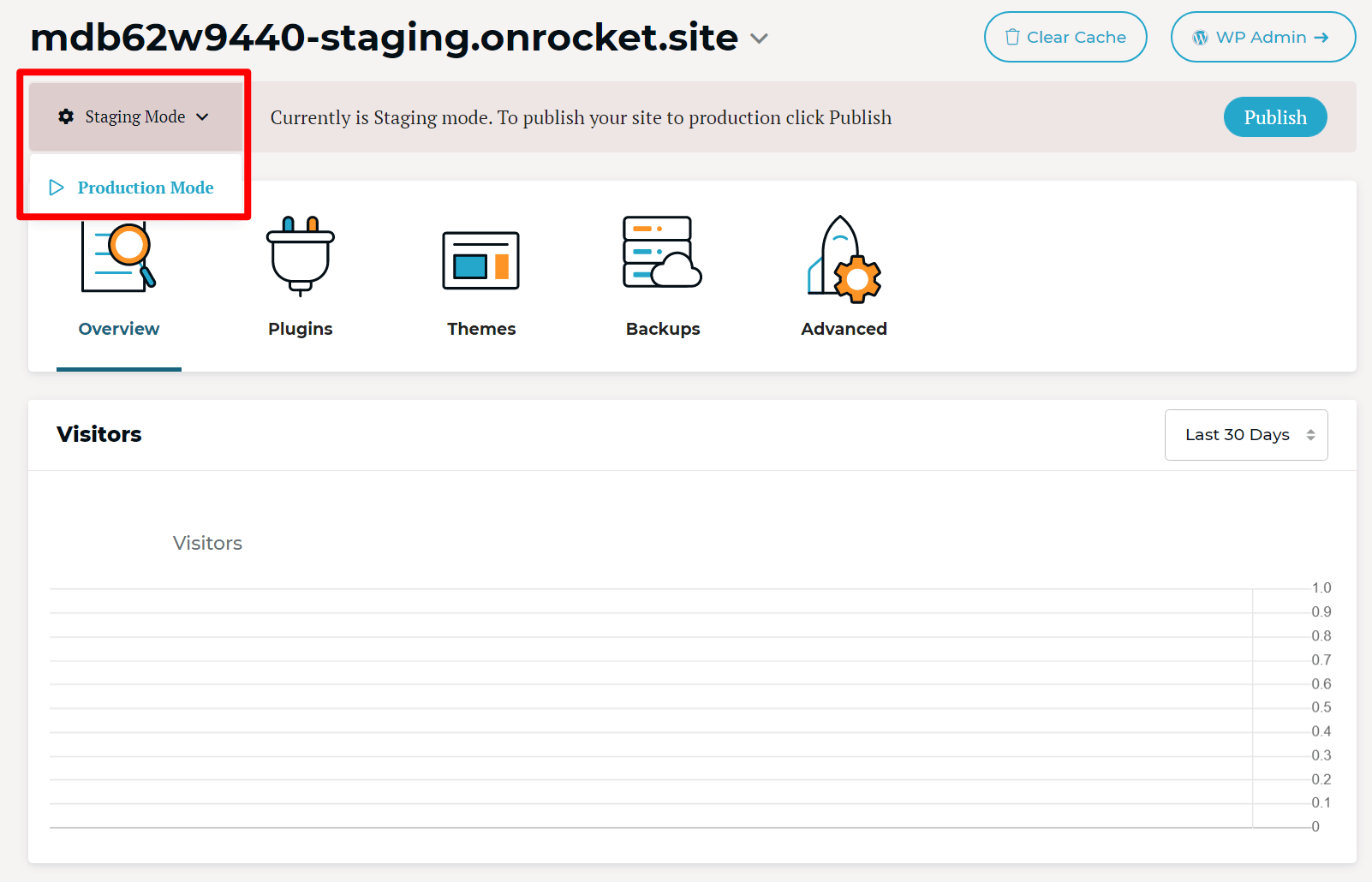 Rocket staging sites