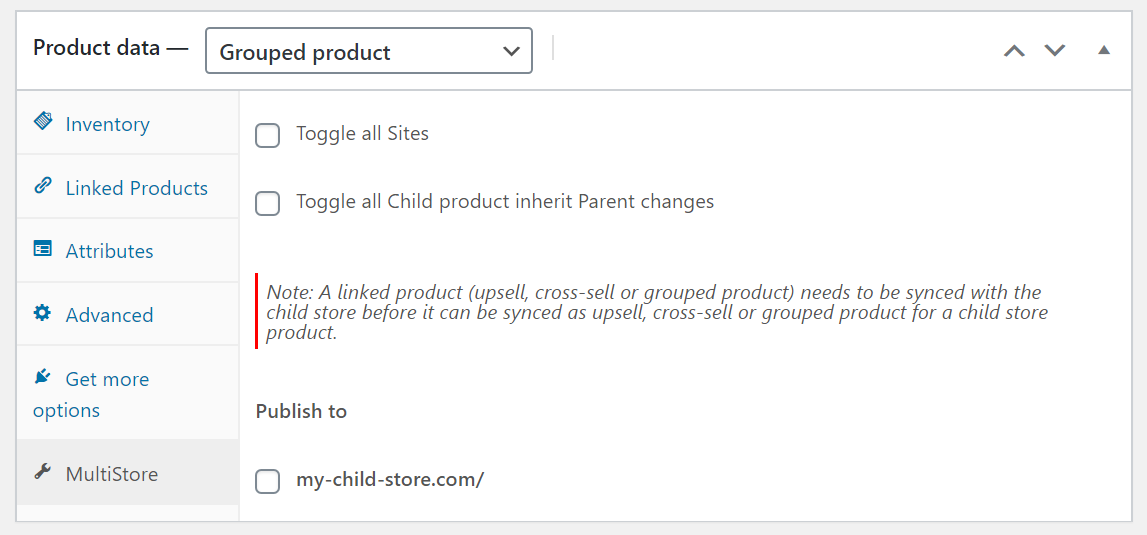 Publish products