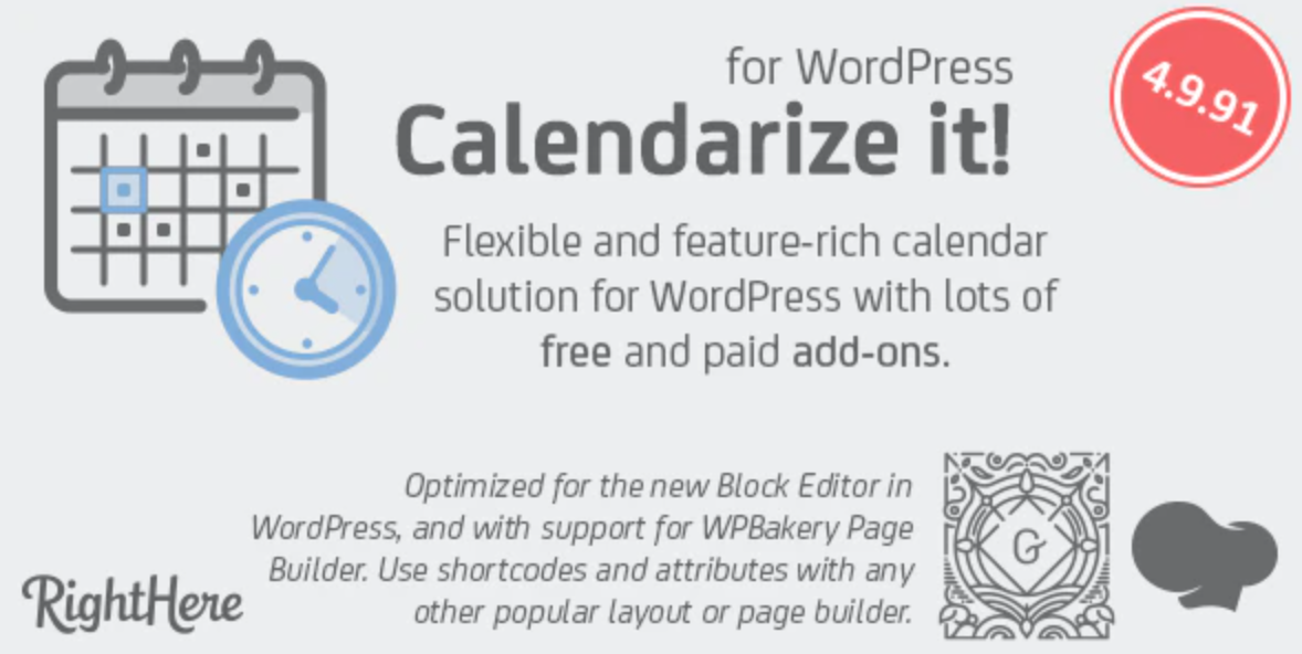 Calenderize it!