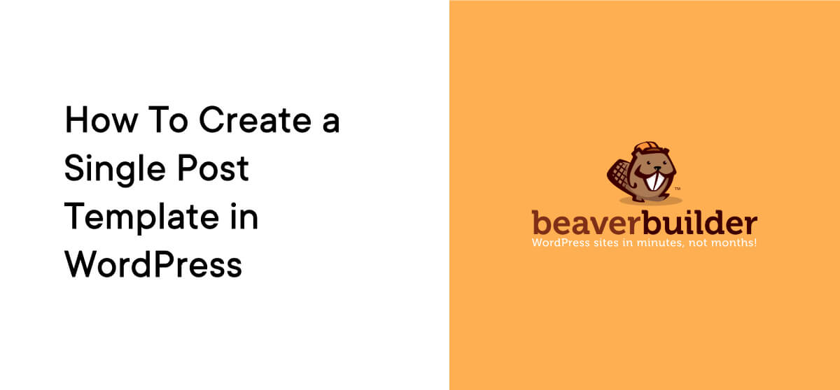 Create Single Post Template in WordPress