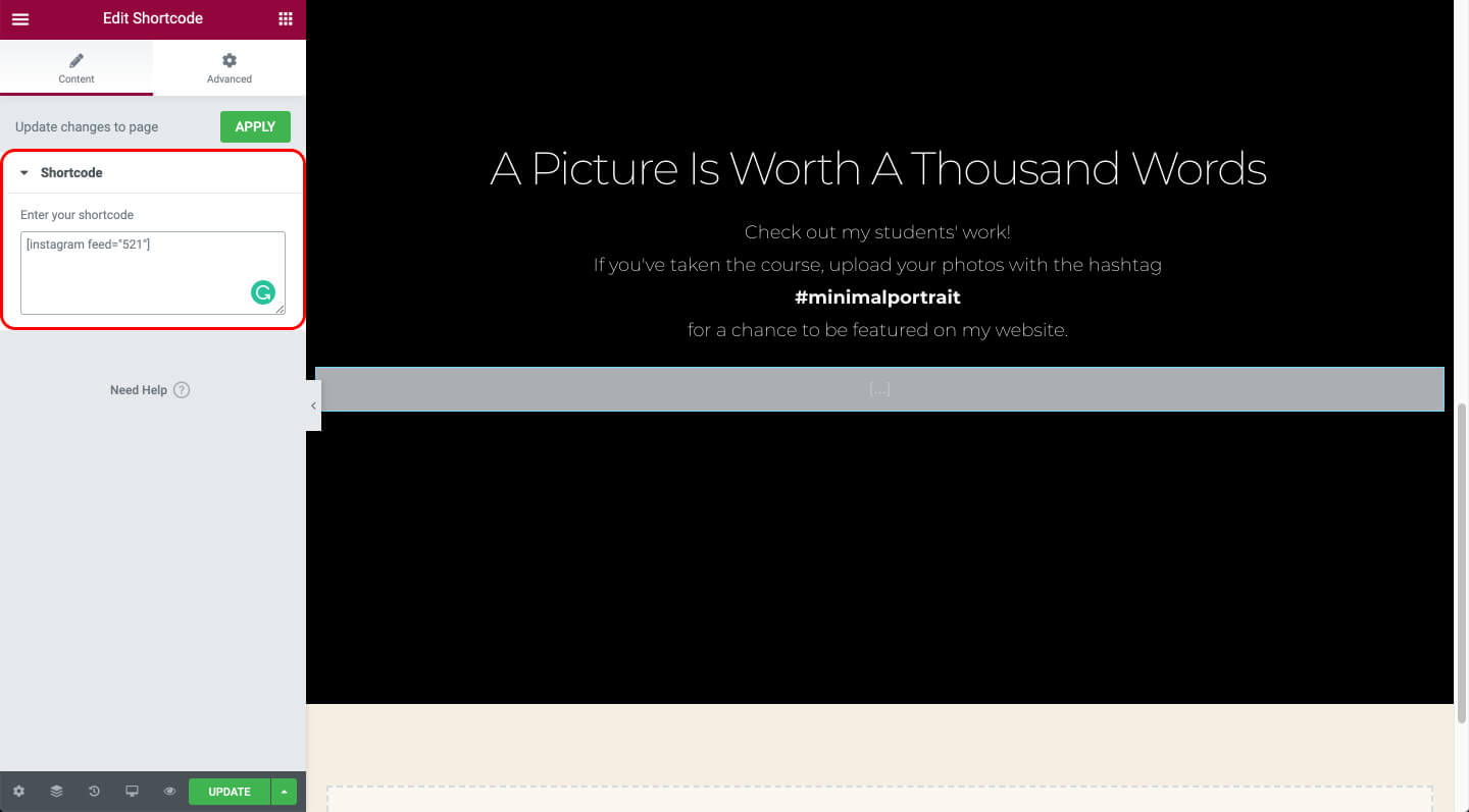 Embed your feed