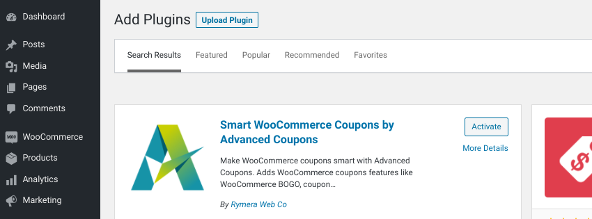 Advanced Coupons Search