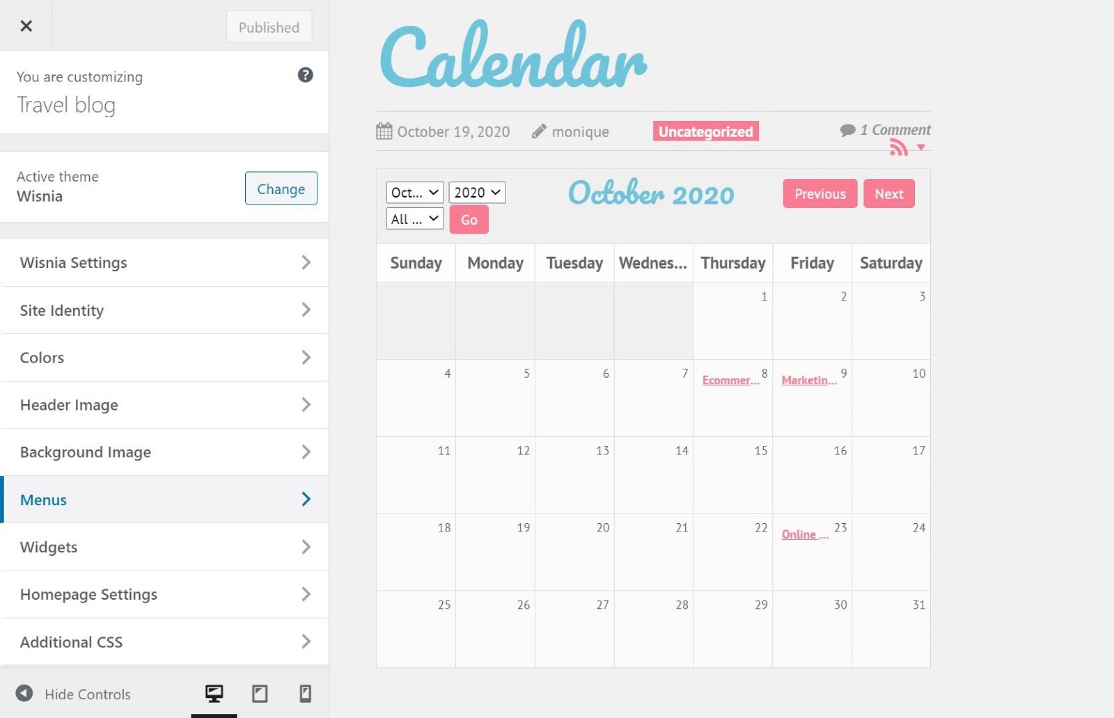 Sugar Calendar 