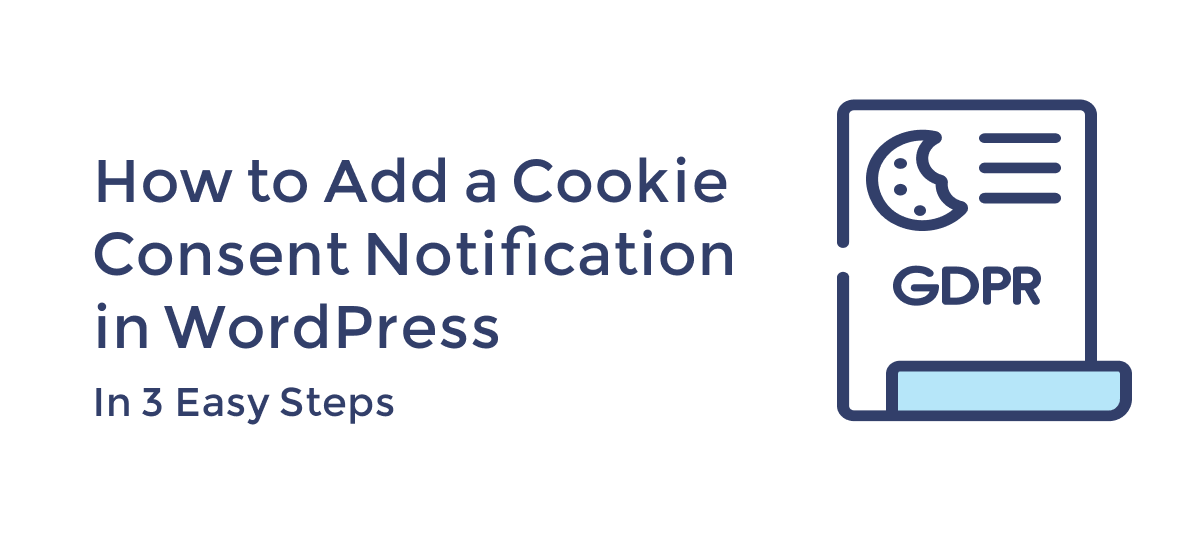How to add a cookie consent notification