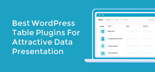 Best WordPress Table Plugins for Attractive Data Presentation
