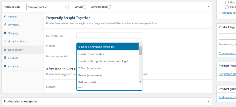 add related products