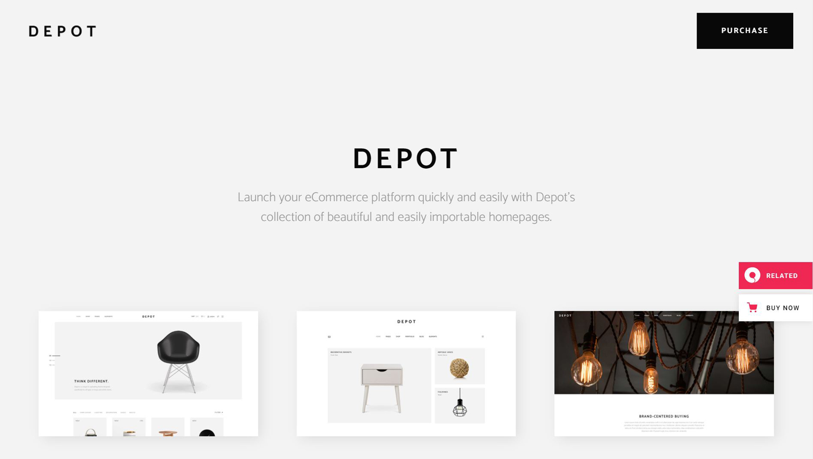 depot small business theme