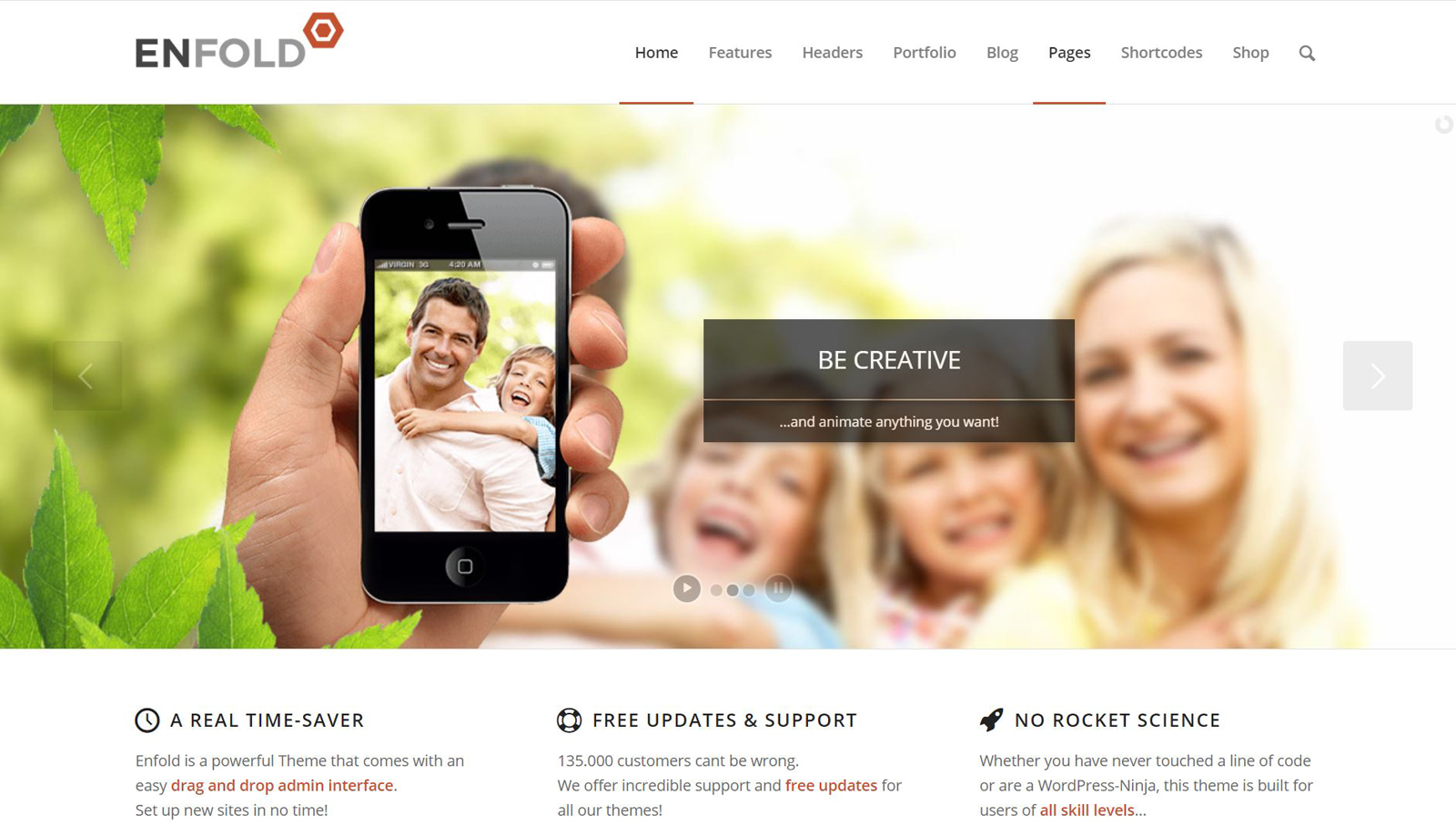 enfold small business theme