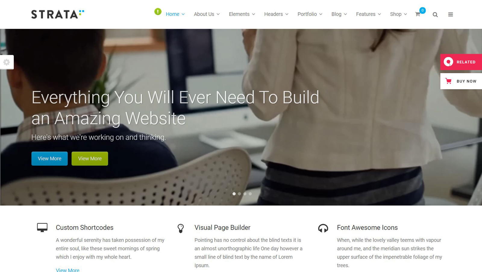 strata small business theme