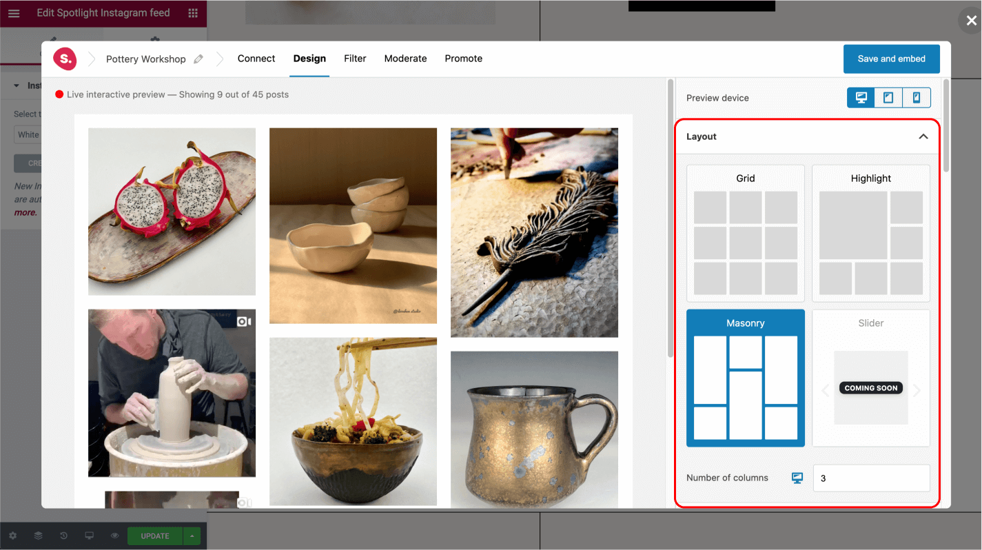 Design your feed