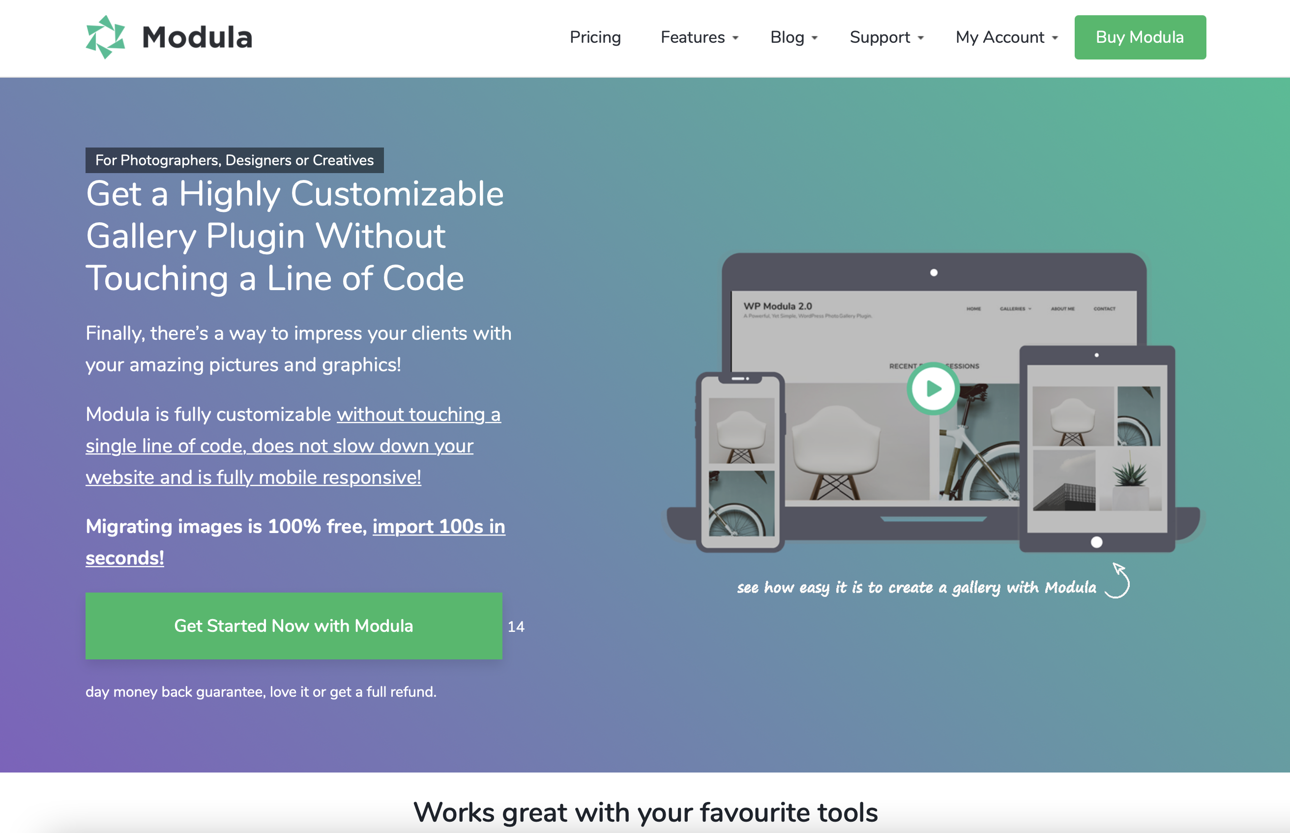 Modula plugin