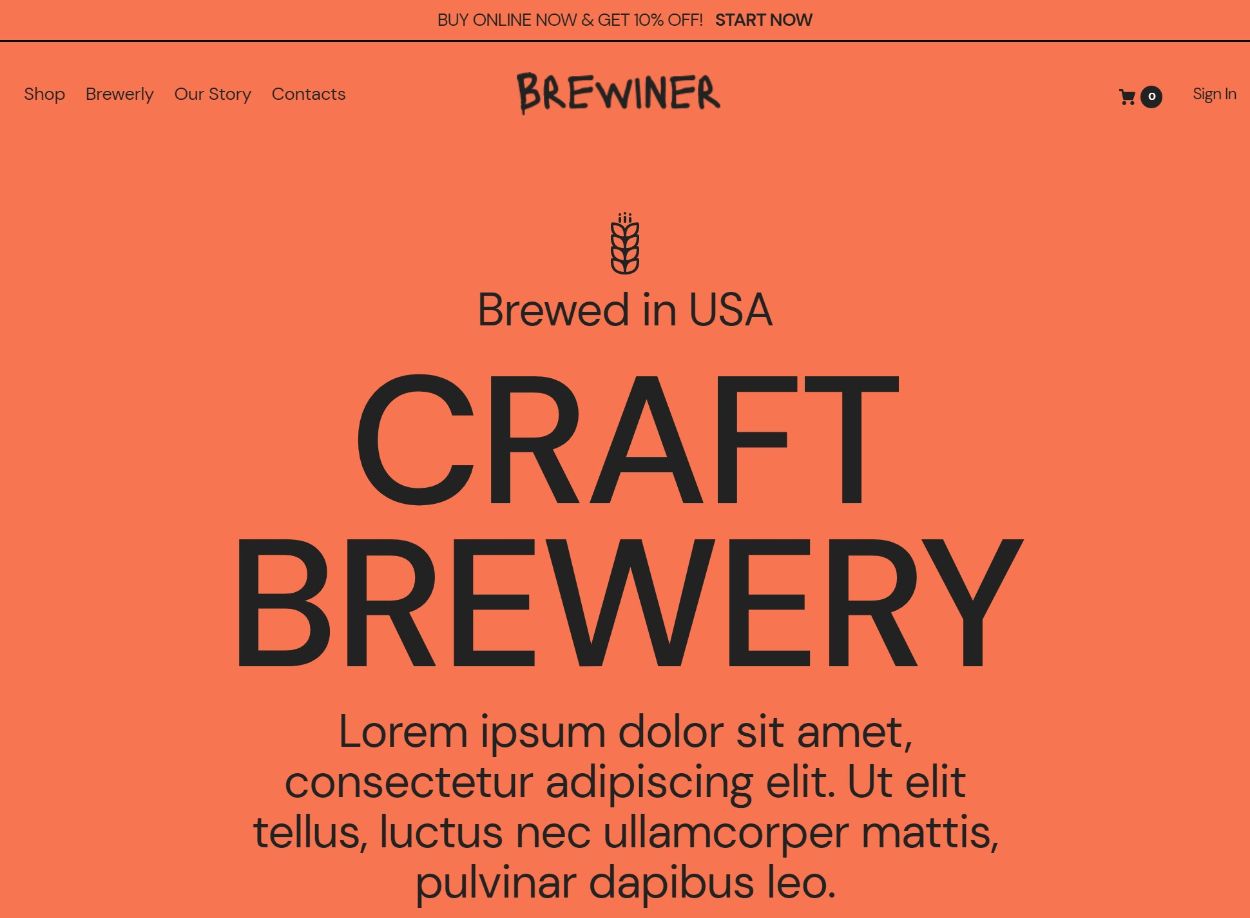 Craft brewery demo
