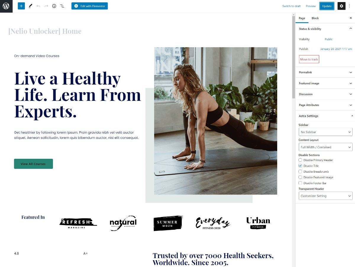 Nelio Unlocker Beaver Builder conversion in block editor