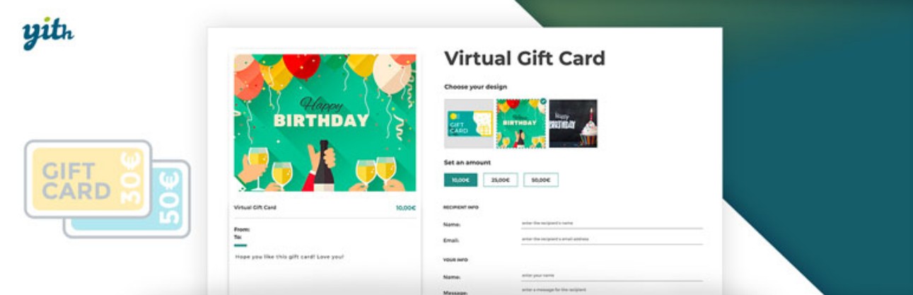Yith WooCommerce Gift Cards