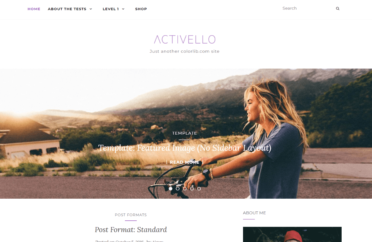 Activello - Simple Multipurpose Blog Theme