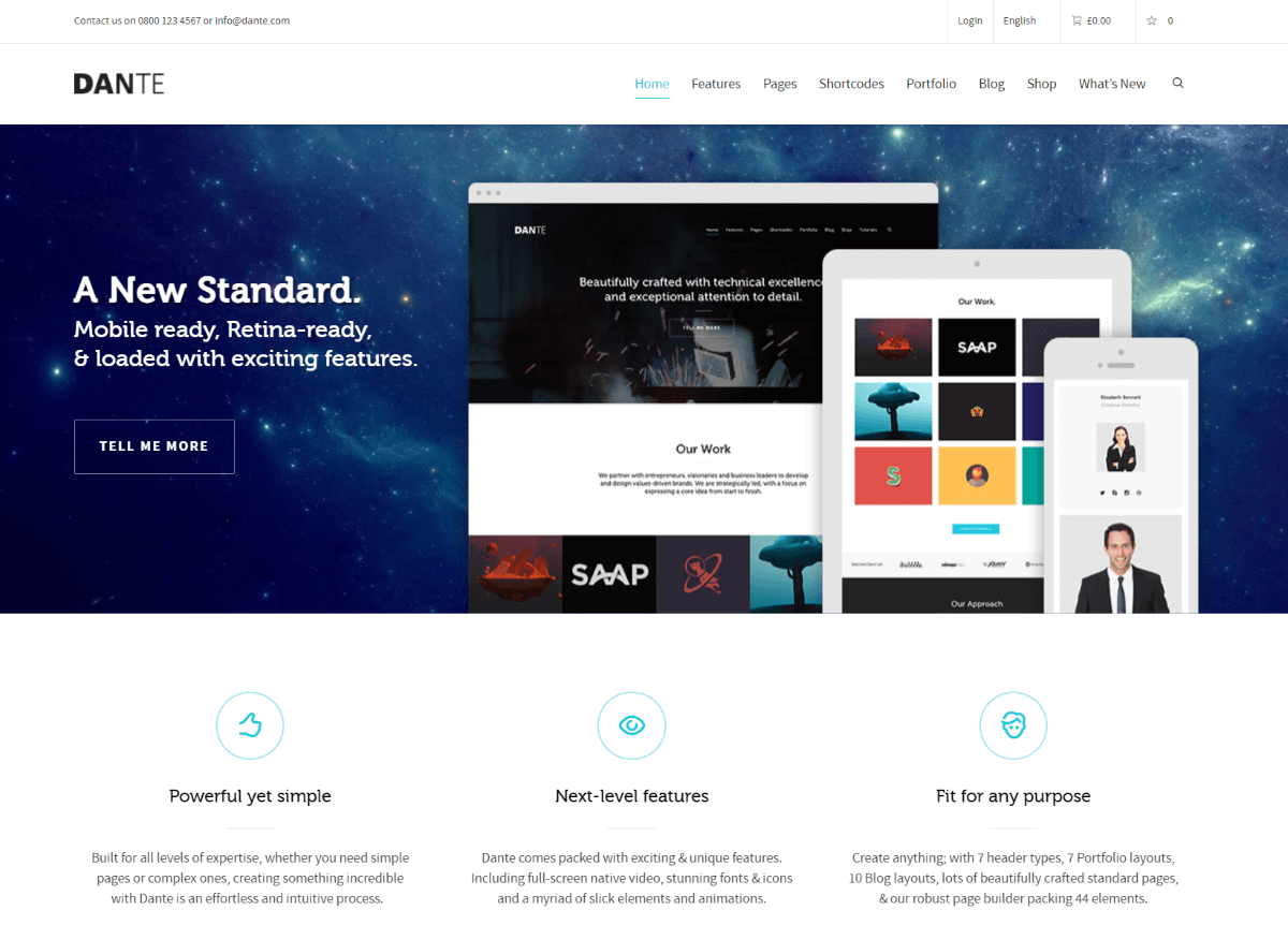 Dante - eCommerce WordPress Themes